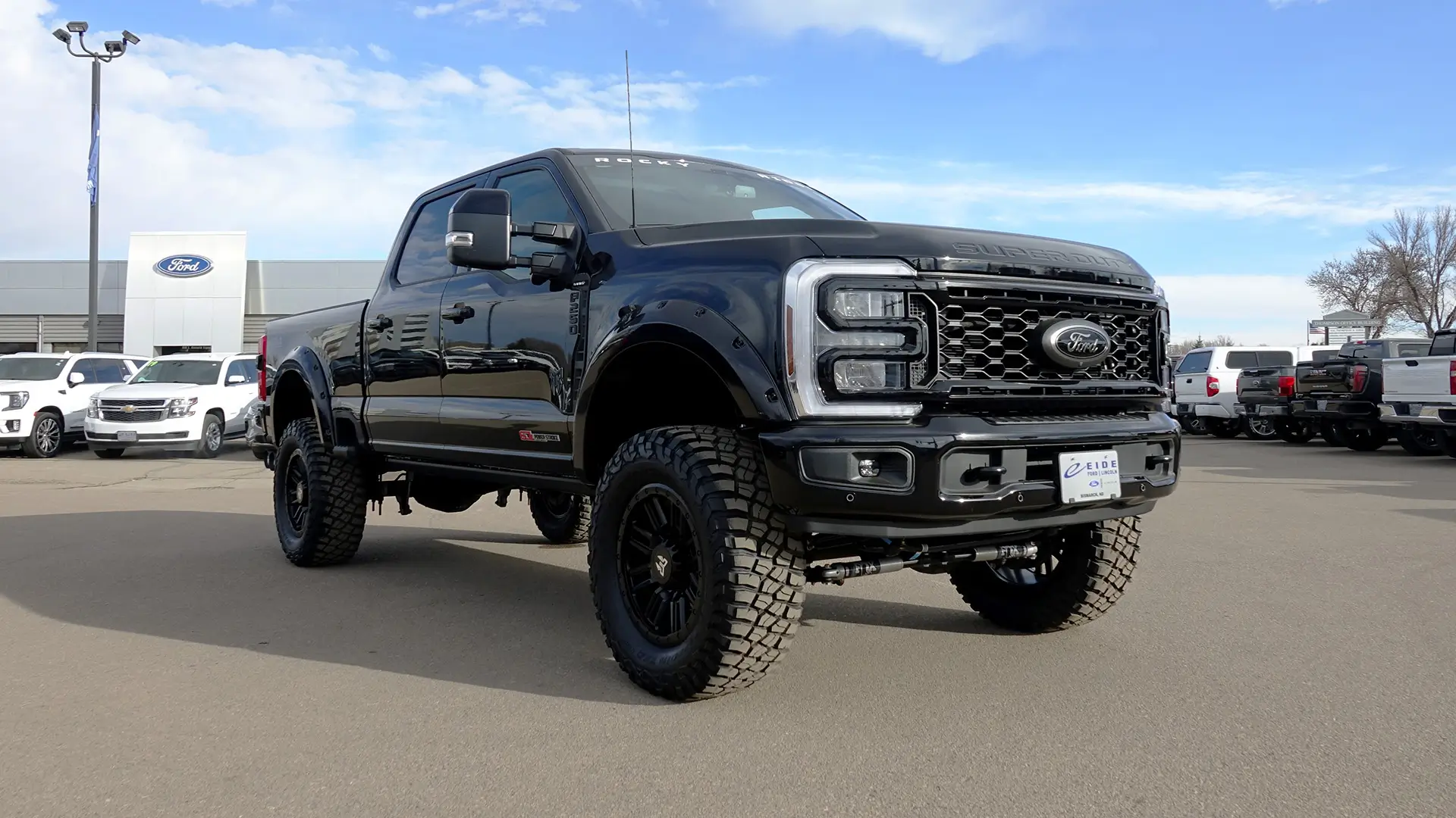 F-250 Black Exterior View 2